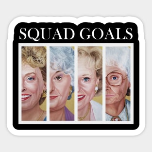 SQUAD GOALS Sticker